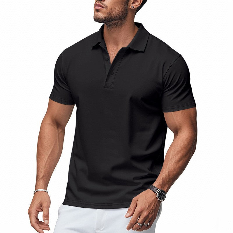🔥50％ OFF🔥Men's Quick-Dry Short-Sleeve Lapel T-Shirt