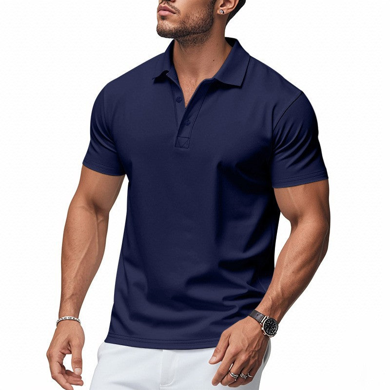 🔥50％ OFF🔥Men's Quick-Dry Short-Sleeve Lapel T-Shirt