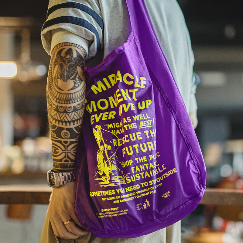 🔥Limited-time offer-Ultra-Light Foldable Tote Bag with Wide Strap