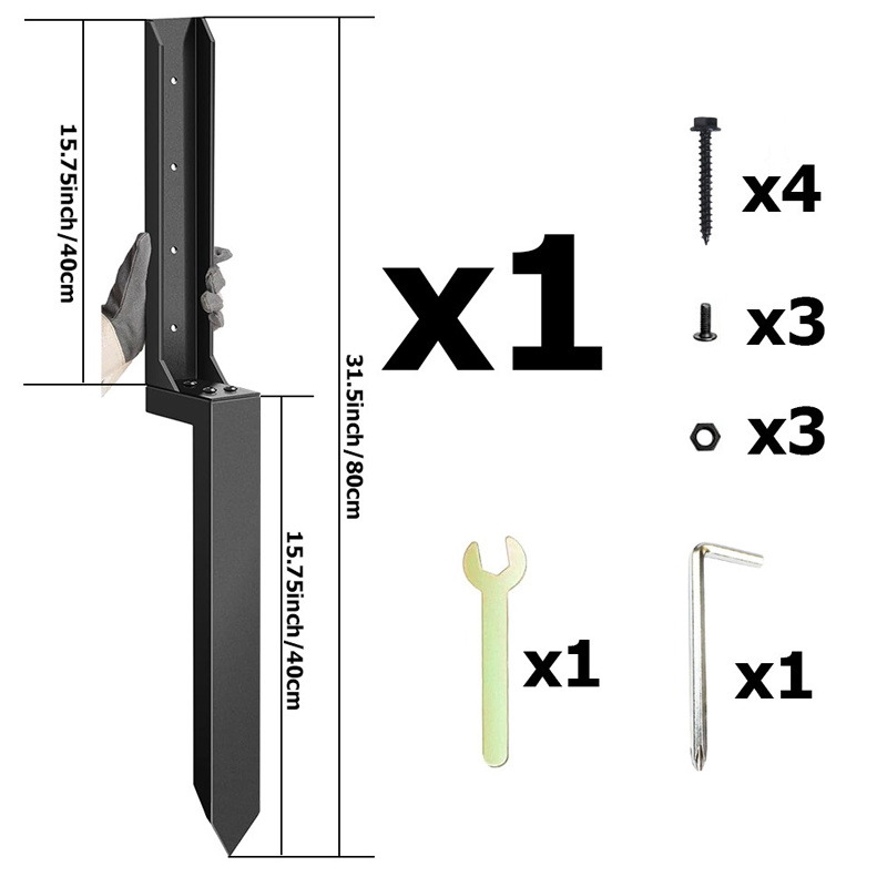 🔥Limited-time offer-Heavy-Duty Fence Post Repair Kit
