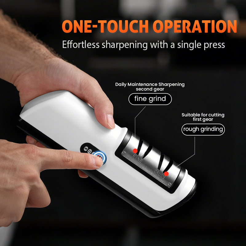 Electric Knife Sharpener with 2-Speed Modes