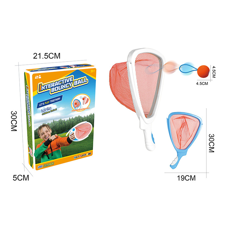 Portable Paddles and Bouncy Balls Set for Kids