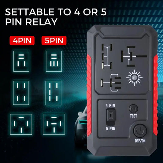 🔥2026 New Upgrade ＆ Hot Sale🔥USB-C Car Relay Tester for 4/5 Pin Relays