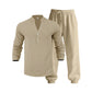 🥳2026 HOT SALE🥳💞50K+ SOLD!💥👴👕 50% OFF! Men’s Casual Top & Pants Set – Stand collar, relaxed fit & elastic cuffs. Lightweight & breathable for warm days. Perfect for holidays or weekends. 🏖️✨