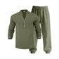 🥳2026 HOT SALE🥳💞50K+ SOLD!💥👴👕 50% OFF! Men’s Casual Top & Pants Set – Stand collar, relaxed fit & elastic cuffs. Lightweight & breathable for warm days. Perfect for holidays or weekends. 🏖️✨