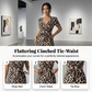 🔥Hot Deals-Leopard Print V-Neck Wide-Leg Jumpsuit