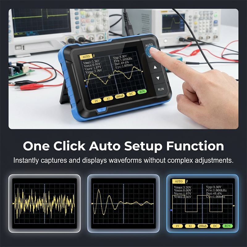 🔥Hot Deals-Portable Handheld Digital Oscilloscope Kit