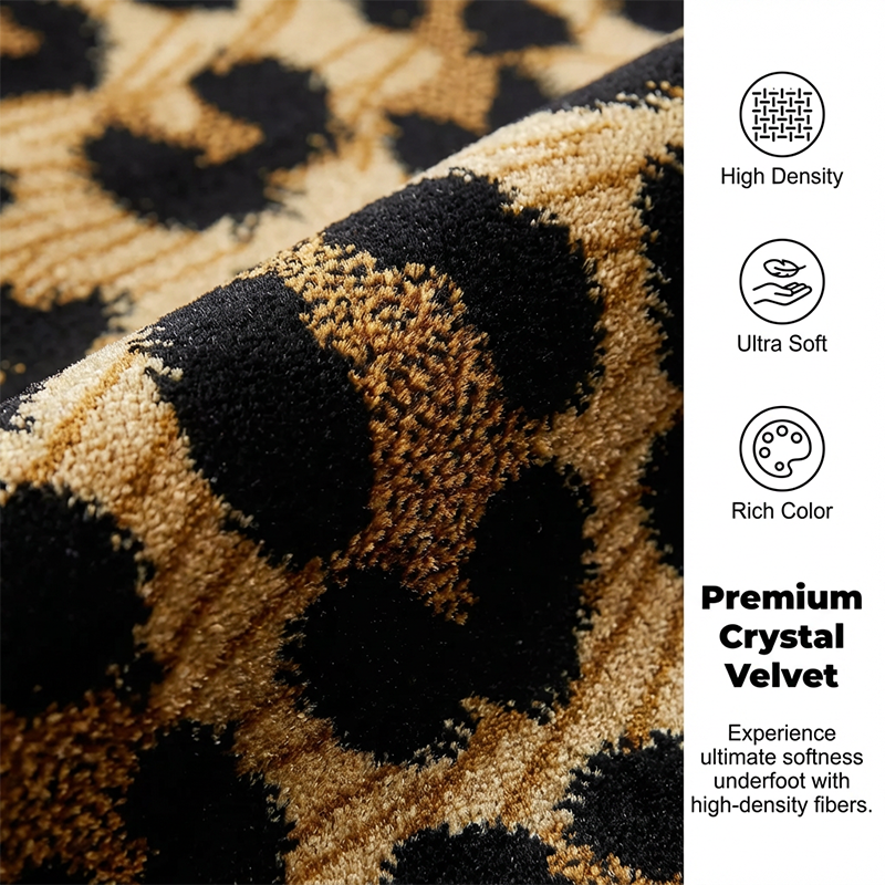 Soft Short-Pile Sofa & Coffee Table Carpet