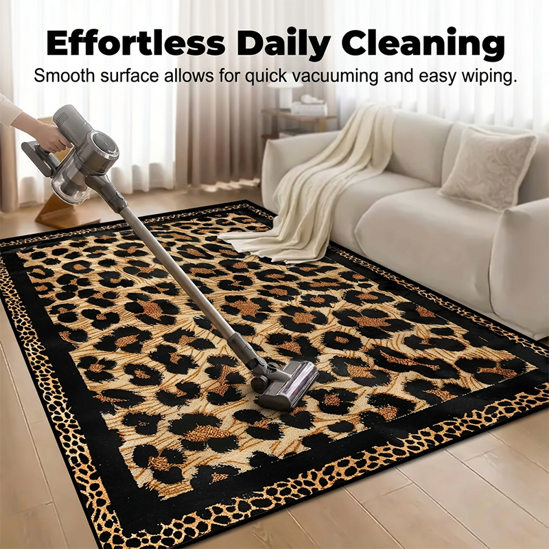 Soft Short-Pile Sofa & Coffee Table Carpet