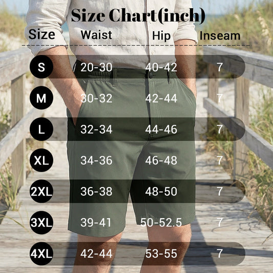 Men's Performance Golf Shorts with 4-Way Stretch