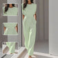 ⏳Time-Limited Special⏰Solid Color Wide-Legged Jumpsuit – Elegant, Comfy & Versatile for Any Occasion 🏖️💼