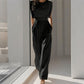 ⏳Time-Limited Special⏰Solid Color Wide-Legged Jumpsuit – Elegant, Comfy & Versatile for Any Occasion 🏖️💼