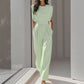 ⏳Time-Limited Special⏰Solid Color Wide-Legged Jumpsuit – Elegant, Comfy & Versatile for Any Occasion 🏖️💼