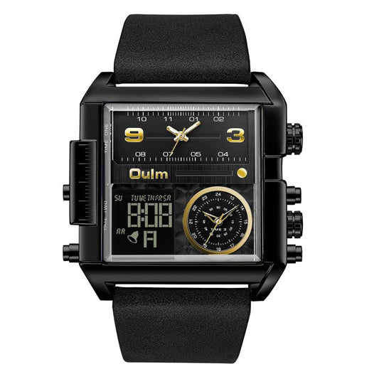 📢📢50% OFF !! ⏰50mm Oversized Sport Watch – Dual movement, luminous hands, water resistant. Easy to read, built to last. Great value for sports & work. 🛡️⌚