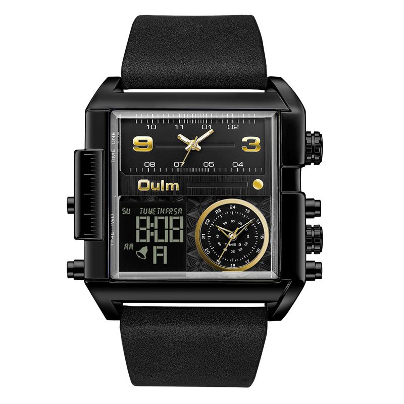 📢📢50% OFF !! ⏰50mm Oversized Sport Watch – Dual movement, luminous hands, water resistant. Easy to read, built to last. Great value for sports & work. 🛡️⌚