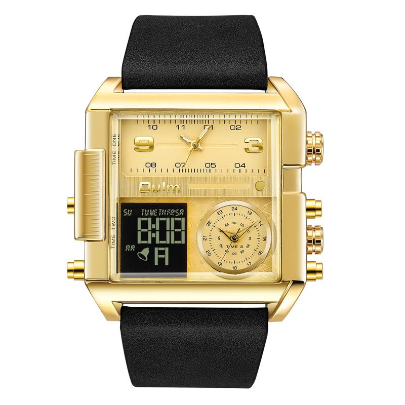 📢📢50% OFF !! ⏰50mm Oversized Sport Watch – Dual movement, luminous hands, water resistant. Easy to read, built to last. Great value for sports & work. 🛡️⌚