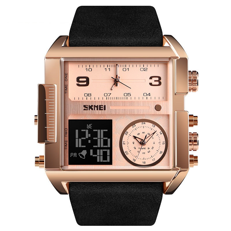 📢📢50% OFF !! ⏰50mm Oversized Sport Watch – Dual movement, luminous hands, water resistant. Easy to read, built to last. Great value for sports & work. 🛡️⌚