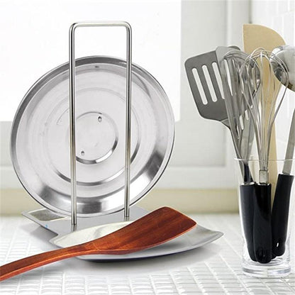 🔥Limited-time offer-Stainless Steel Pot Cover Rack