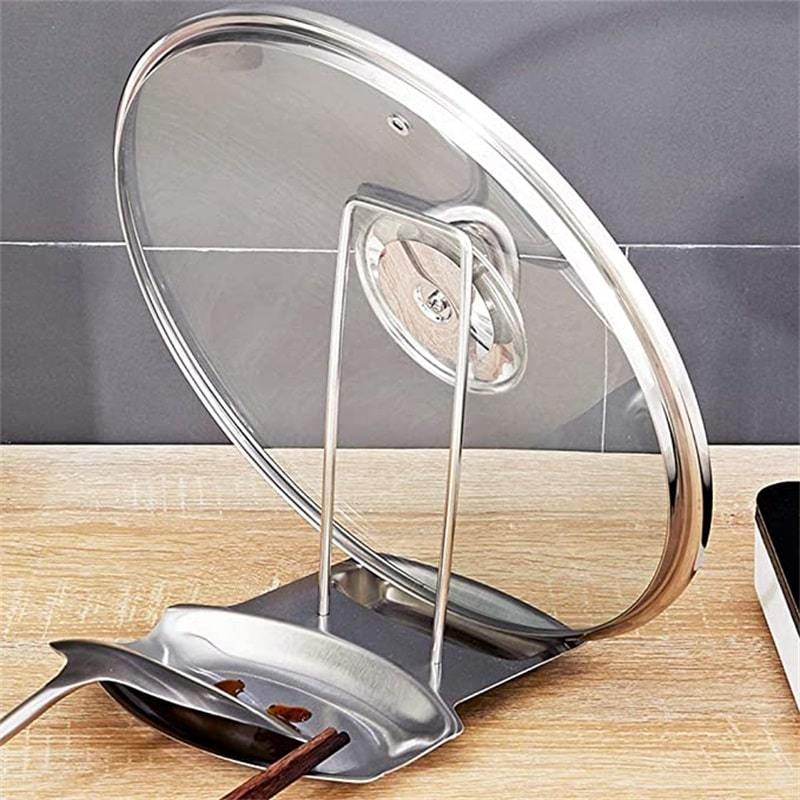 🔥Limited-time offer-Stainless Steel Pot Cover Rack