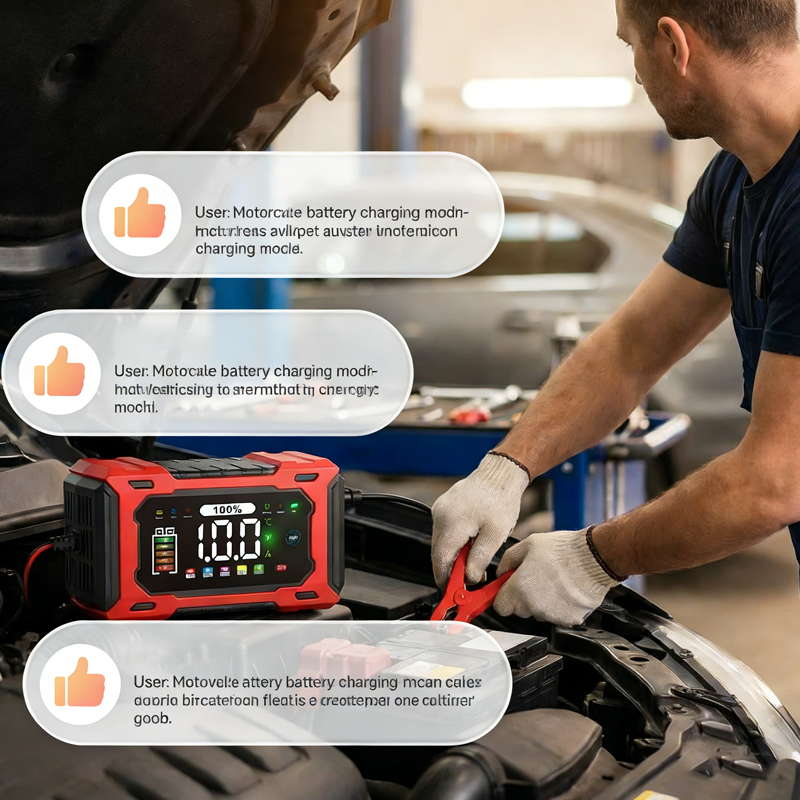 12V 6A Smart Car Battery Charger with Pulse Repair