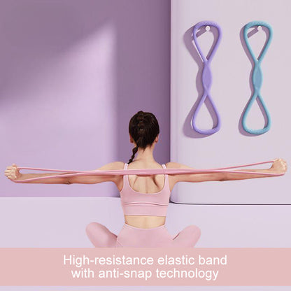 ⚡50K+ SOLD!🔥 ONLY ￡8.99!💥Figure 8 Fitness Resistance Band with Handles