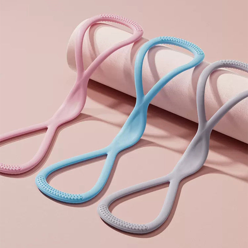 ⚡50K+ SOLD!🔥 ONLY ￡8.99!💥Figure 8 Fitness Resistance Band with Handles