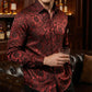 Modern Fit Printed Long Sleeve Shirt