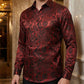 Modern Fit Printed Long Sleeve Shirt