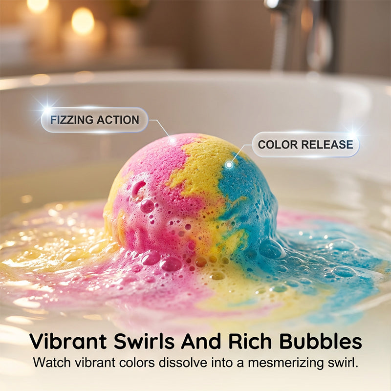 🔥Hot Deals -10-Piece Macaron Bath Bomb Set