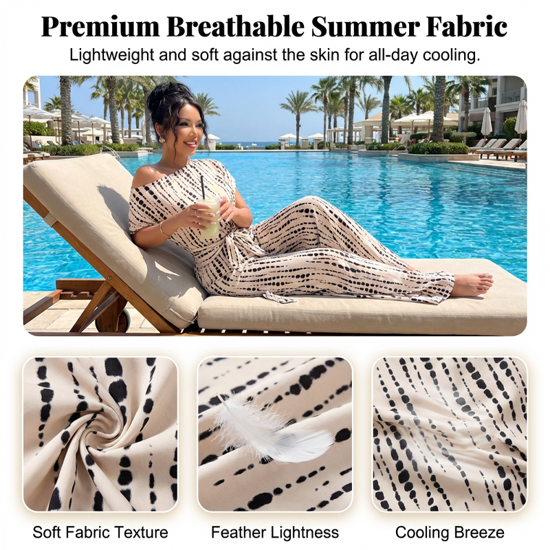 🔥Limited-time offer-Women's One-Shoulder Wide-Leg Jumpsuit