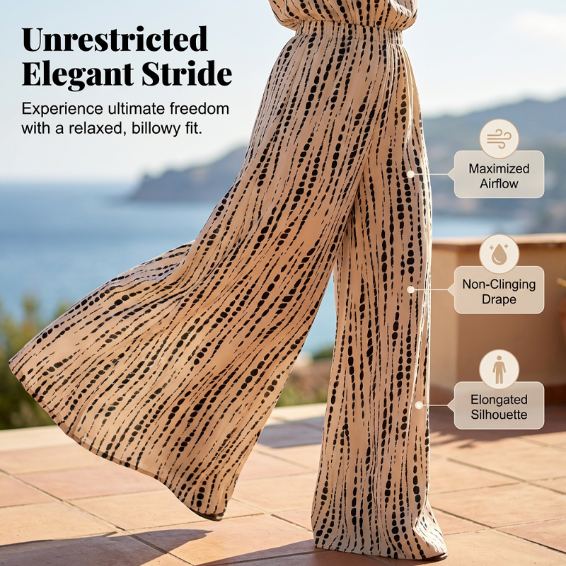 🔥Limited-time offer-Women's One-Shoulder Wide-Leg Jumpsuit