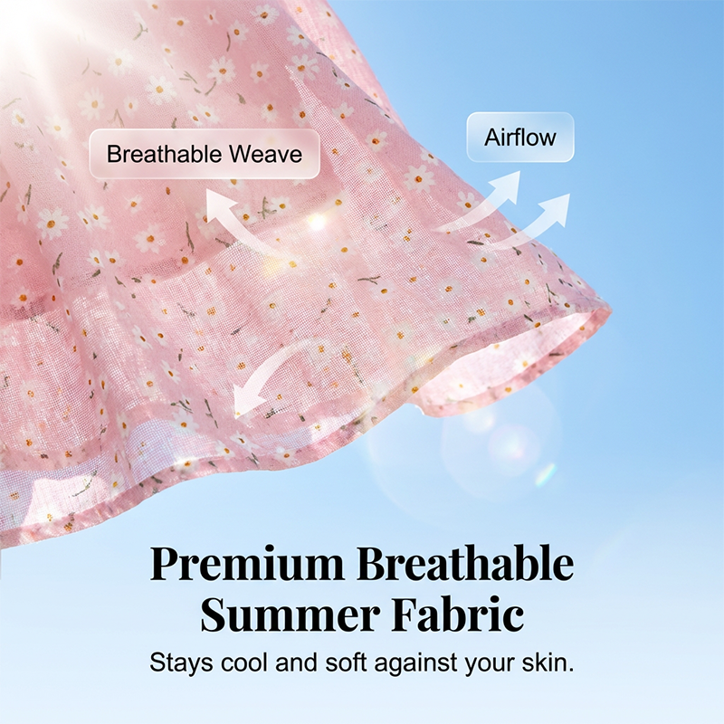 🌸Limited-time offer-Tie-Front Smocked Spaghetti Strap Dress