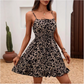 🌸Limited-time offer-Tie-Front Smocked Spaghetti Strap Dress