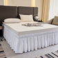Effortless Setup Elastic Bed Skirt