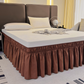Effortless Setup Elastic Bed Skirt