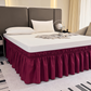 Effortless Setup Elastic Bed Skirt