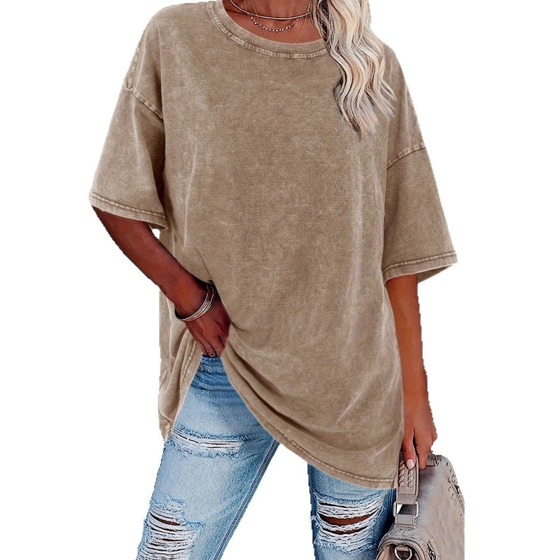 Women's Washed Vintage Oversized T-Shirt