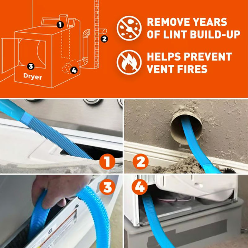 🔥Hot Sale Offers-Detachable Dryer Vent Cleaning Kit