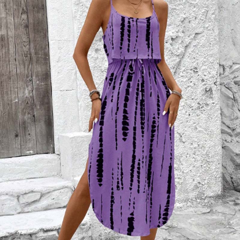 Women's Tie-Dye Cami Midi Dress