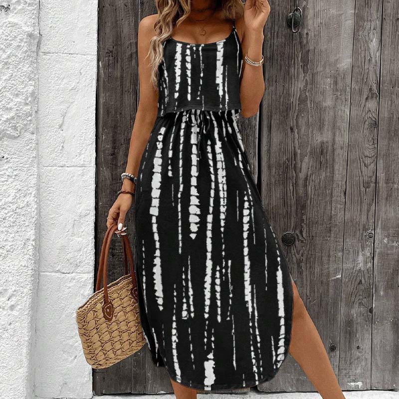 Women's Tie-Dye Cami Midi Dress