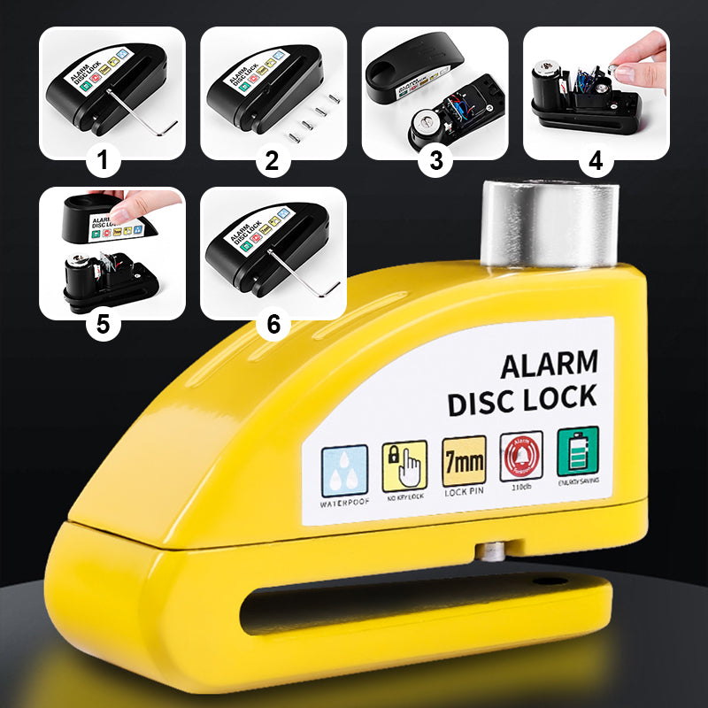 🔥Hot Sale Offers-Motorcycle Anti-theft Alarm Disc Lock