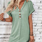 👗 50% OFF NOW! 💫 Women's Fashion V-Neck Button Dress – Timeless Solid Colors, Soft Fabric & Rolled Sleeves 🌸