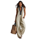 🔥 Hot Sale 50% OFF🔥Women's Sleeveless V-Neck Wide-Leg Jumpsuit