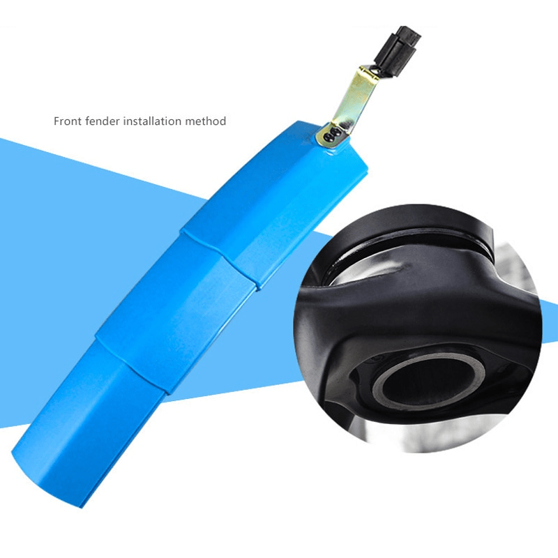 Bicycle retractable mudguard