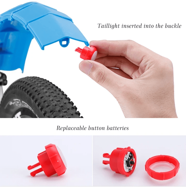 Bicycle retractable mudguard