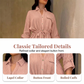🎀 50% OFF NOW! 👖 Women's Drawstring Shirt & Wide-Leg Pants Set – Adjustable Waist, Flowy Trousers & Textured Fabric 🌿