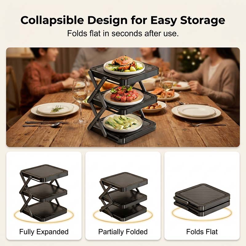 Multi-layer Dish & Prep Tray Storage Rack