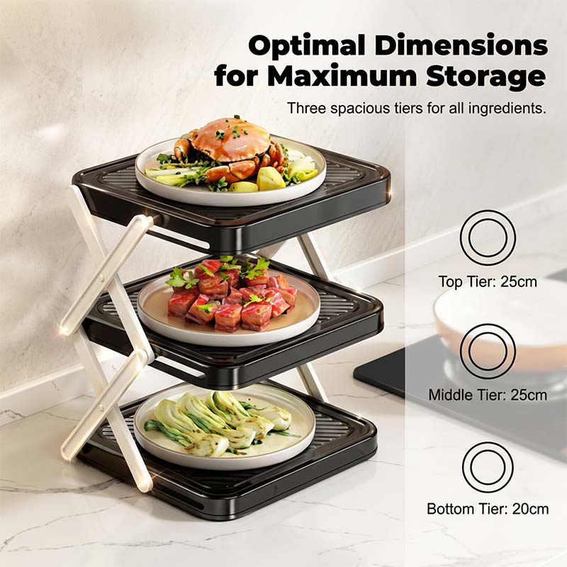 Multi-layer Dish & Prep Tray Storage Rack