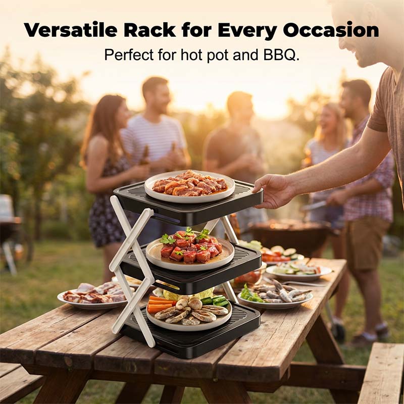 Multi-layer Dish & Prep Tray Storage Rack