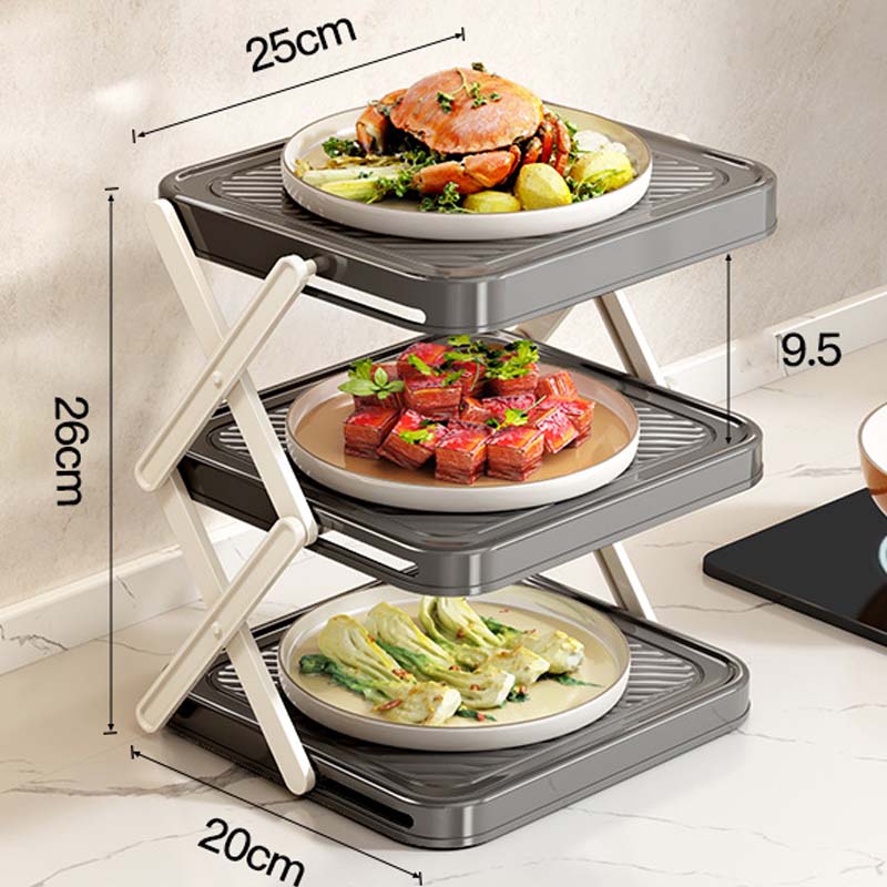 Multi-layer Dish & Prep Tray Storage Rack
